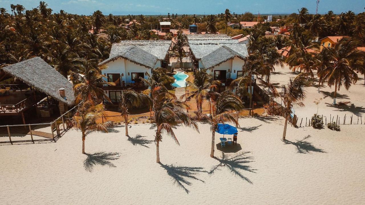 Ap Vila Mar Pé na areia com vista para o mar e piscina Barra Grande  Extérieur photo