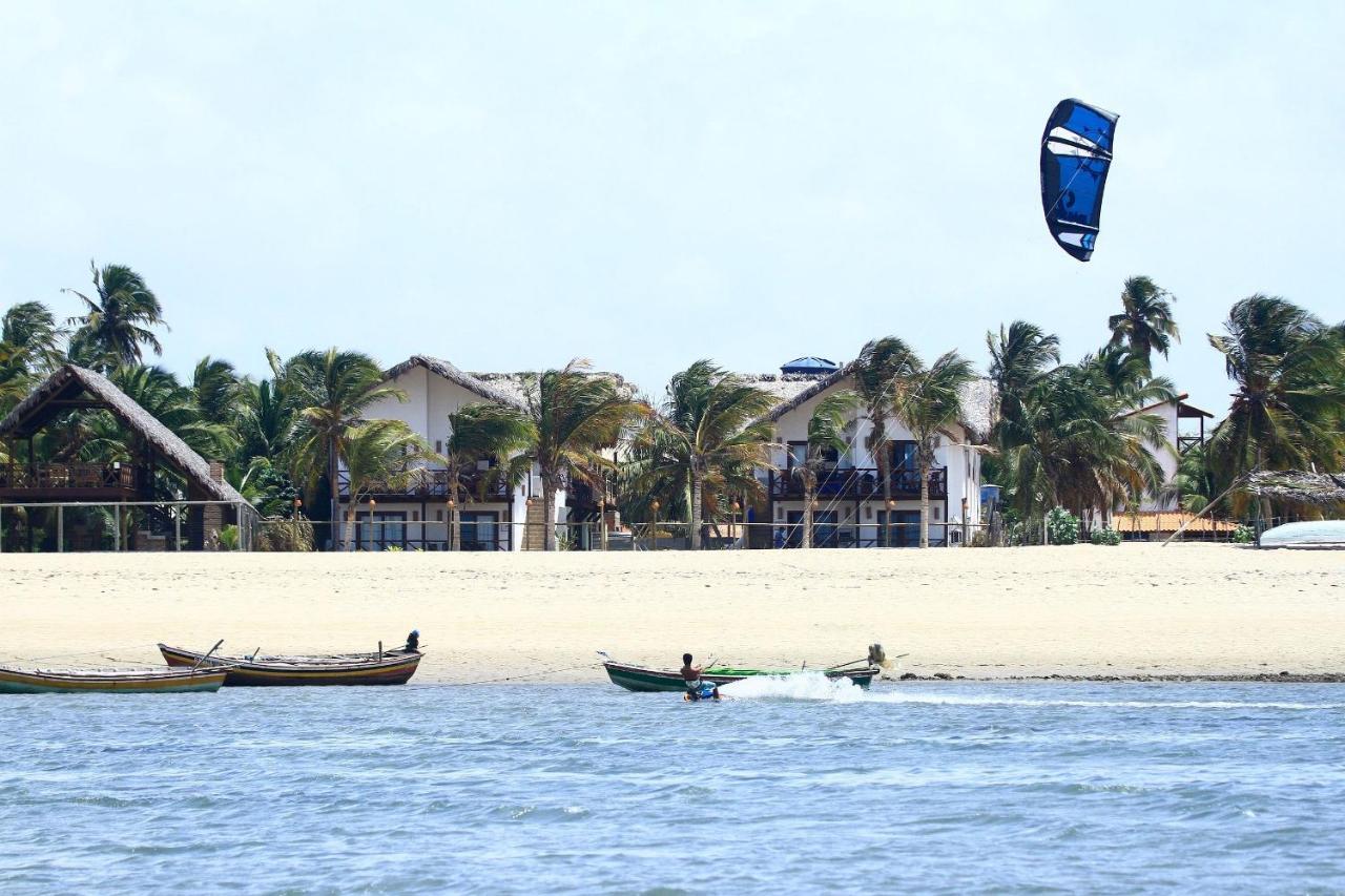 Ap Vila Mar Pé na areia com vista para o mar e piscina Barra Grande  Extérieur photo