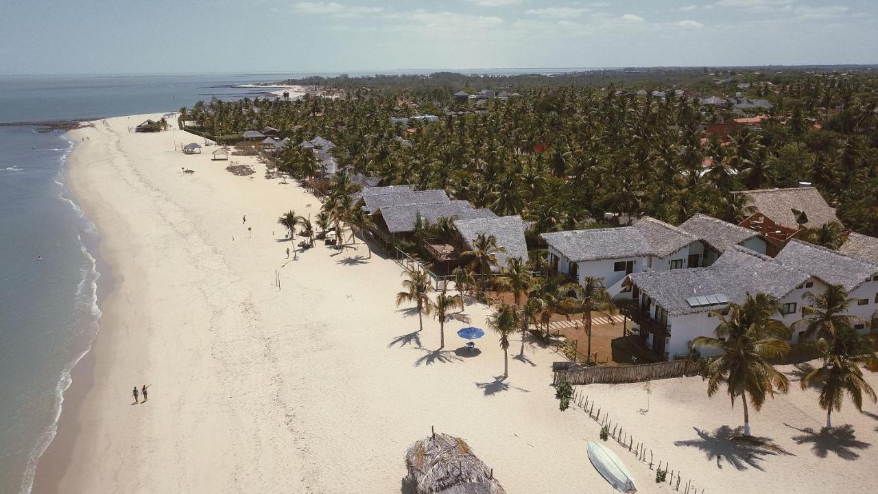 Ap Vila Mar Pé na areia com vista para o mar e piscina Barra Grande  Extérieur photo