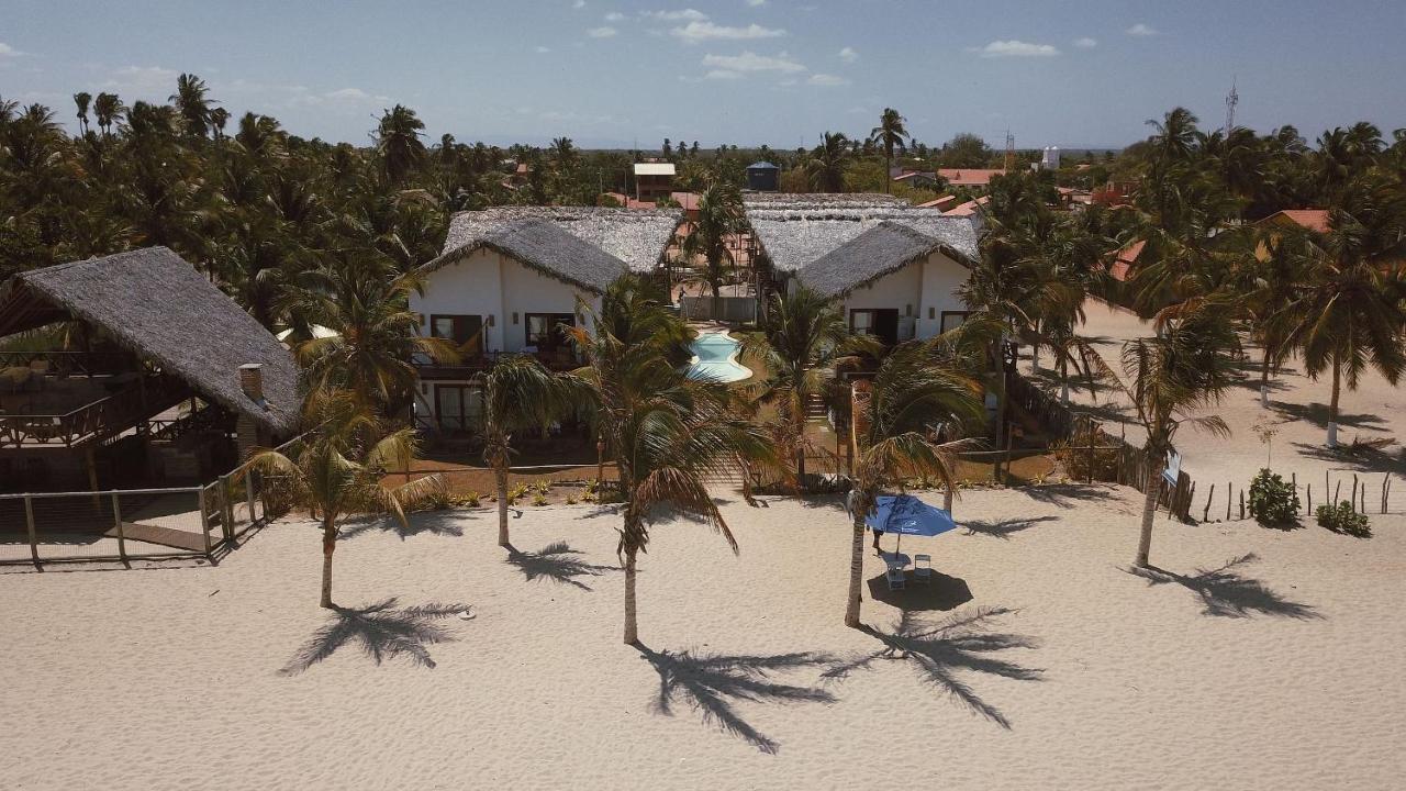 Ap Vila Mar Pé na areia com vista para o mar e piscina Barra Grande  Extérieur photo