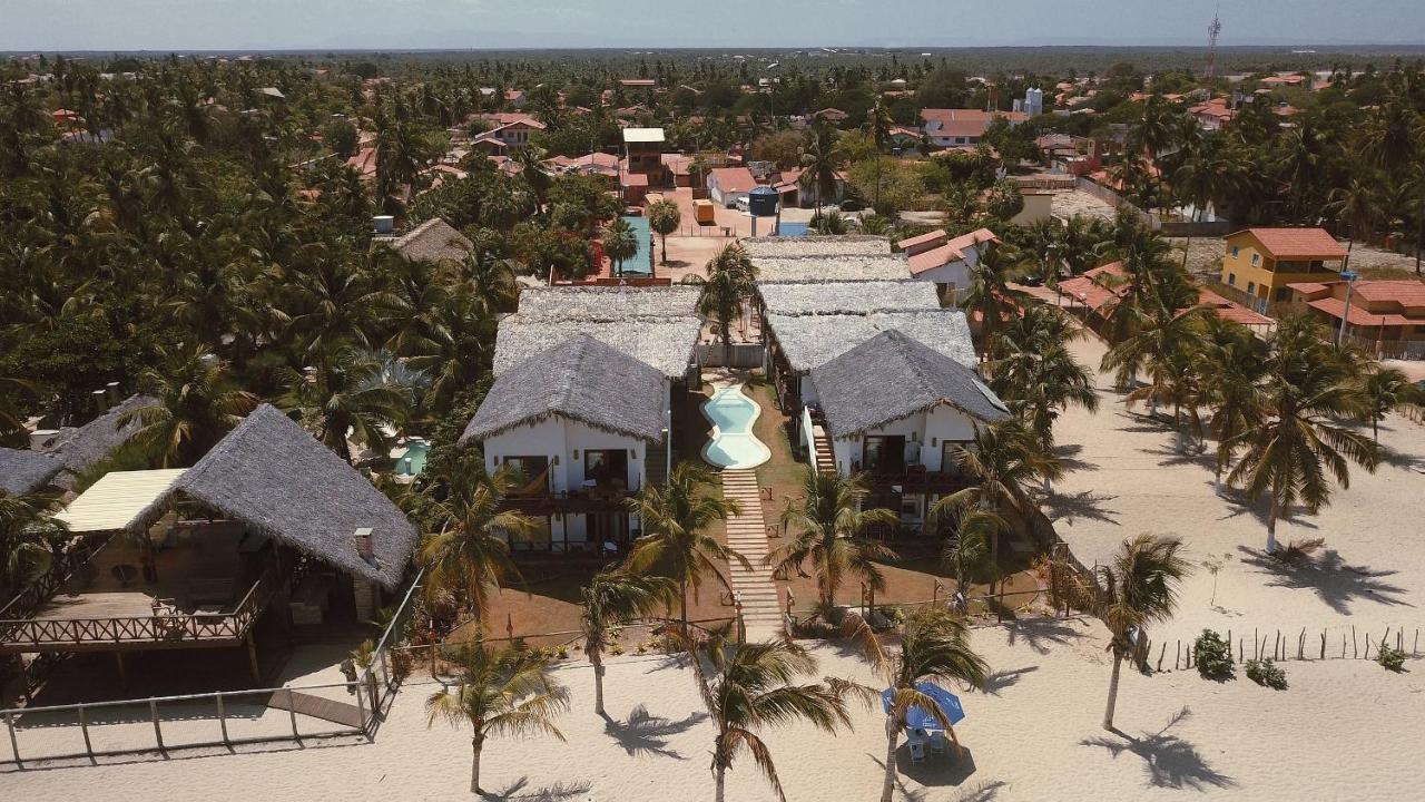 Ap Vila Mar Pé na areia com vista para o mar e piscina Barra Grande  Extérieur photo